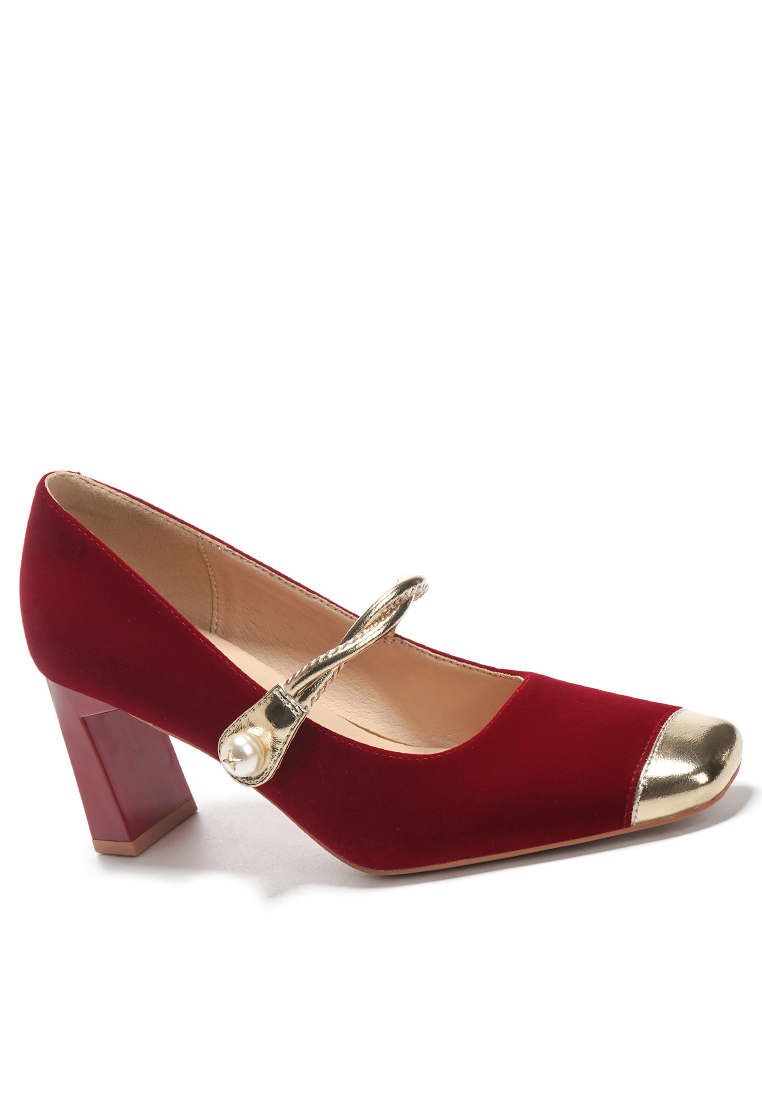 Twenty Eight Shoes 7CM Twist Strap Suede Mary Jane Shoes BY2373-26