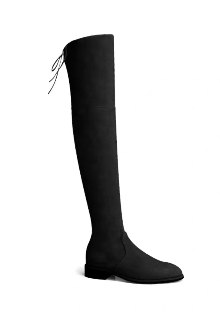 Twenty Eight Shoes 2.5CM Supper Skinny Elastic Suede Fabric Over Knee Boots XW5050-2
