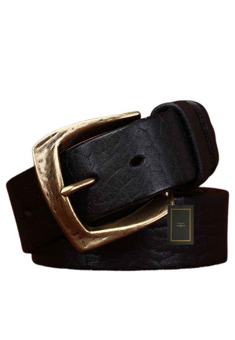 Twenty Eight Shoes Thick Textured Full Grain Leather Belt CP777
