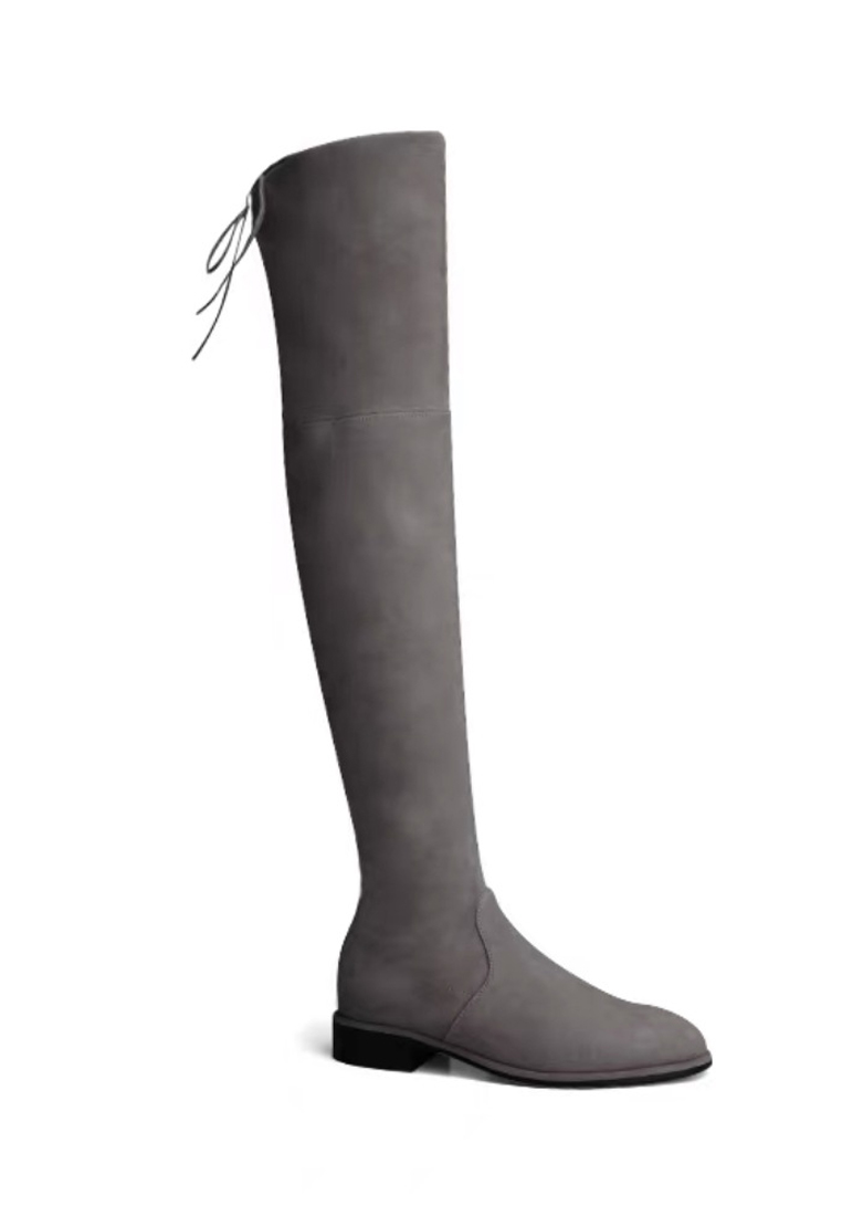 Twenty Eight Shoes 2.5CM Supper Skinny Elastic Suede Fabric Over Knee Boots XW5050-2
