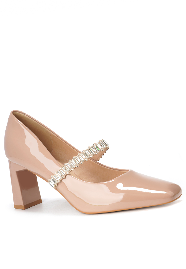 Twenty Eight Shoes 7CM Rhinestone Strap Mary Jane Shoes BY2373-35