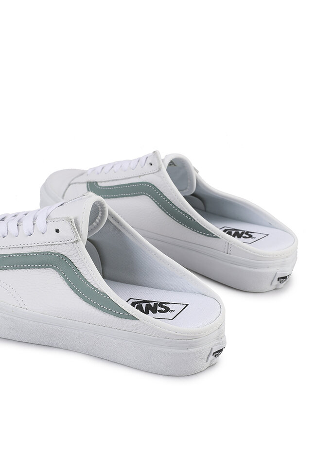 women's white slip on vans