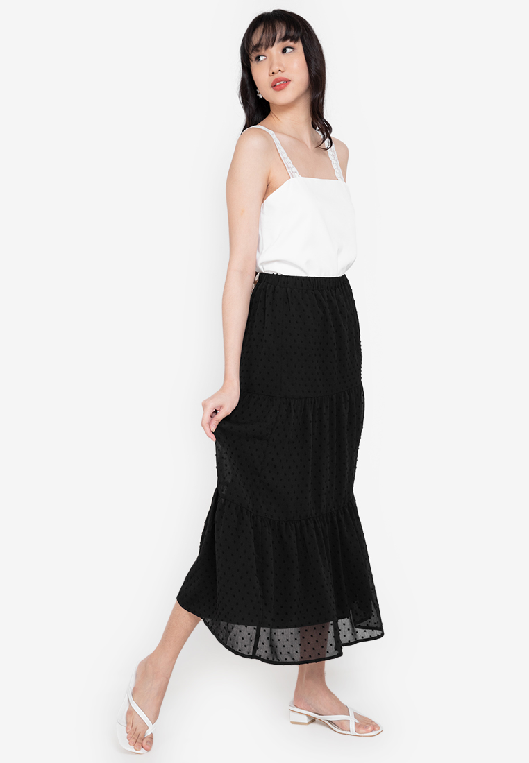 womens floral maxi skirt